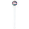 Owl & Hedgehog White Plastic 7" Stir Stick - Round - Single Stick