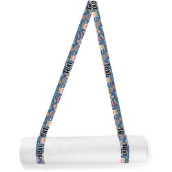 Owl & Hedgehog Yoga Mat Strap (Personalized)
