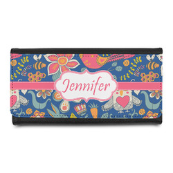 Owl & Hedgehog Leatherette Ladies Wallet (Personalized)