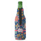 Owl & Hedgehog Zipper Bottle Cooler - BACK (bottle)