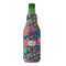 Owl & Hedgehog Zipper Bottle Cooler - FRONT (bottle)