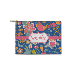 Owl & Hedgehog Zipper Pouch - Small - 8.5"x6" (Personalized)