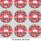 Birds & Hearts 2" Multipurpose Round Labels - Sheet