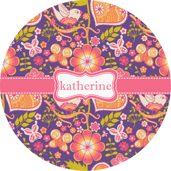 Custom Birds & Hearts Multipurpose Round Labels - 2" (Personalized)