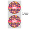 Birds & Hearts 5" Multipurpose Round Label - Sheet