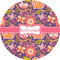 Birds & Hearts 5" Multipurpose Round Label - Single Sticker