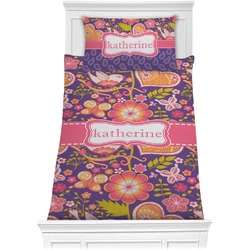 Birds & Hearts Comforter Set - Twin XL (Personalized)