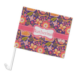 Birds & Hearts Car Flag - Large (Personalized)