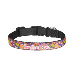 Birds & Hearts Dog Collar - Small (Personalized)