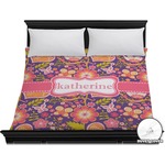 Birds & Hearts Duvet Cover - King (Personalized)