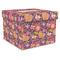 Birds & Hearts Gift Boxes with Lid - Canvas Wrapped - X-Large - Front/Main