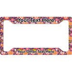 Birds & Hearts License Plate Frame (Personalized)