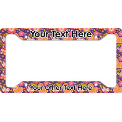 Birds & Hearts License Plate Frame - Style A (Personalized)