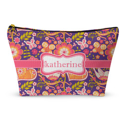 Birds & Hearts Makeup Bag - Large - 12.5"x7" (Personalized)