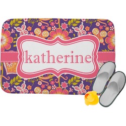 Birds & Hearts Memory Foam Bath Mat (Personalized)