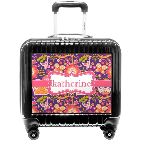 Custom Birds & Hearts Pilot / Flight Suitcase (Personalized)