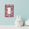 Birds & Hearts Rocker Light Switch Covers - Single - IN CONTEXT