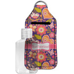 Birds & Hearts Hand Sanitizer & Keychain Holder - Large (Personalized)