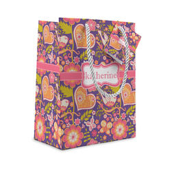 Birds & Hearts Small Gift Bag (Personalized)