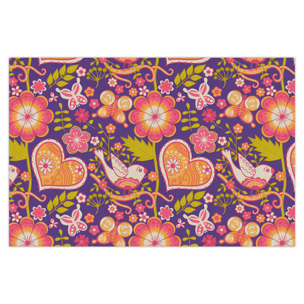 Custom Birds & Hearts X-Large Tissue Papers Sheets - Heavyweight