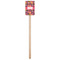 Birds & Hearts Wooden 6.25" Stir Stick - Rectangular - Single Stick