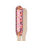 Birds & Hearts Wooden Food Pick - Paddle - Single Sided - Front & Back