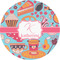 Dessert & Coffee 1" Multipurpose Round Labels - Single Sticker