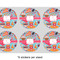 Dessert & Coffee 3" Multipurpose Round Labels - Sheet