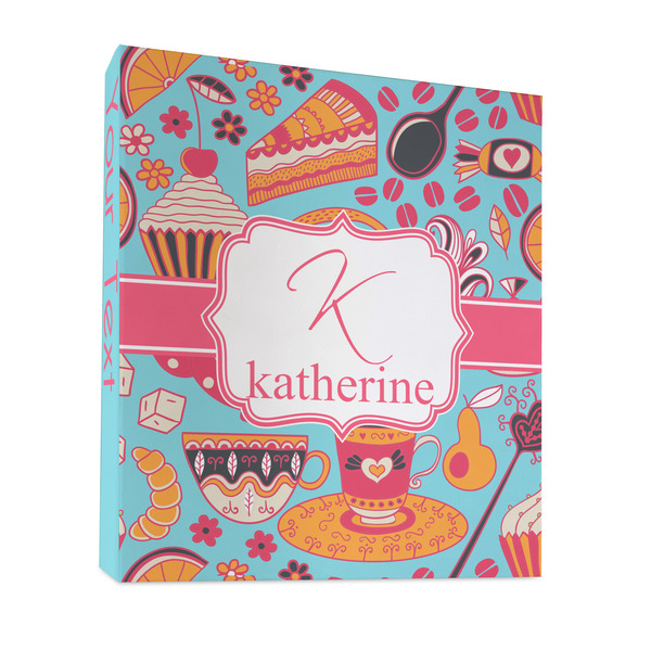 Custom Dessert & Coffee 3 Ring Binder - Full Wrap - 1" (Personalized)