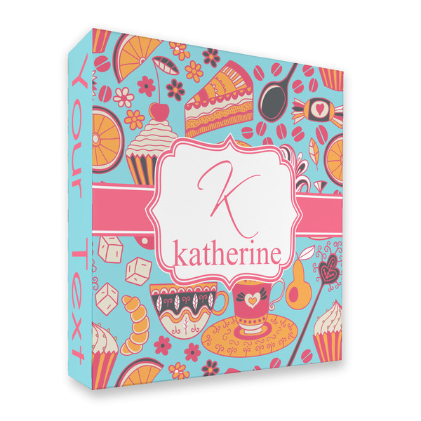 Custom Dessert & Coffee 3 Ring Binder - Full Wrap - 2" (Personalized)