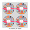 Dessert & Coffee 4" Multipurpose Round Labels - Sheet