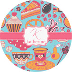 Dessert & Coffee Multipurpose Round Labels - 4" (Personalized)