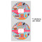 Dessert & Coffee 5" Multipurpose Round Label - Sheet