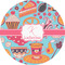 Dessert & Coffee 5" Multipurpose Round Label - Single Sticker