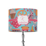 Dessert & Coffee 8" Drum Lamp Shade - Fabric (Personalized)