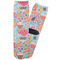 Dessert & Coffee Adult Crew Socks - Single Pair - Front and Back