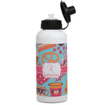 Dessert & Coffee Water Bottles - Aluminum - 20 oz - White (Personalized)