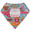 Dessert & Coffee Bandana Folded Flat