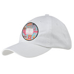 Dessert & Coffee Baseball Cap - White (Personalized)