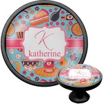 Dessert & Coffee Cabinet Knob (Black) (Personalized)