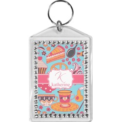 Dessert & Coffee Bling Keychain (Personalized)