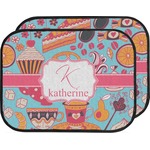 Dessert & Coffee Car Floor Mats (Back Seat) (Personalized)