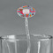 Dessert & Coffee Clear Plastic 7" Stir Stick - Oval - Main