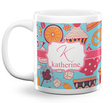 Dessert & Coffee 20 Oz Coffee Mug - White (Personalized)