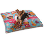 Dessert & Coffee Dog Bed - Small w/ Name and Initial