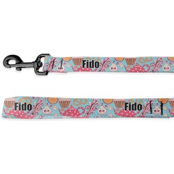 Dessert & Coffee Deluxe Dog Leash - 4 ft (Personalized)
