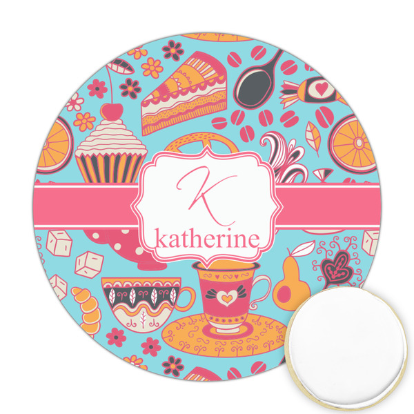 Custom Dessert & Coffee Printed Cookie Topper - 2.5" (Personalized)