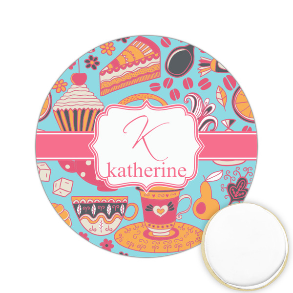 Custom Dessert & Coffee Printed Cookie Topper - 2.15" (Personalized)