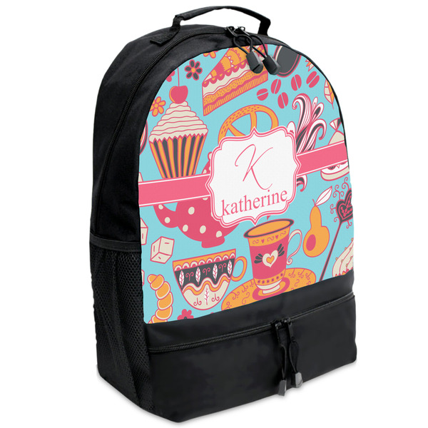 Custom Dessert & Coffee Backpacks - Black (Personalized)