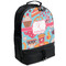 Dessert & Coffee Large Backpack - Black - Angled View